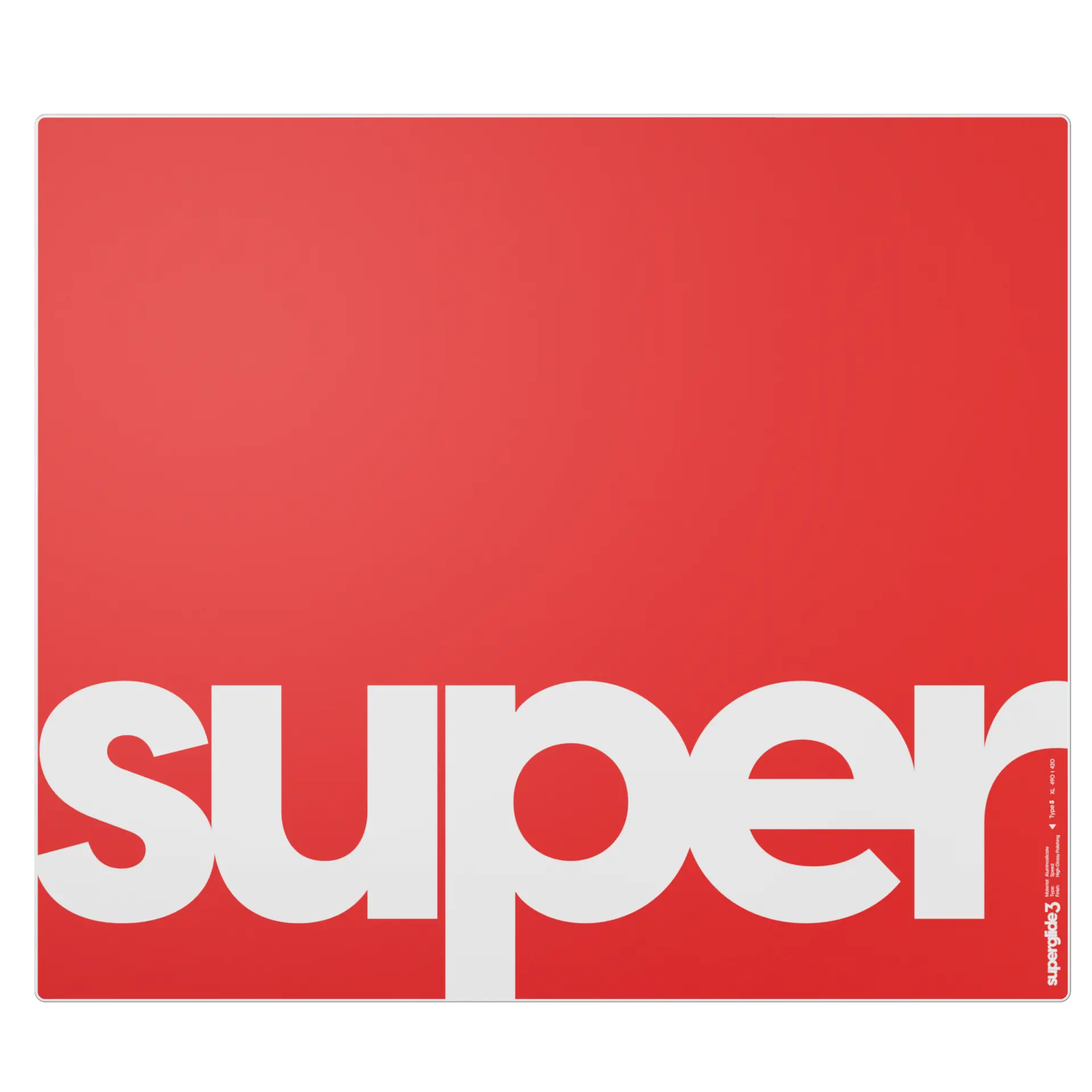 Superglide 3 Glass Mousepad - Type S