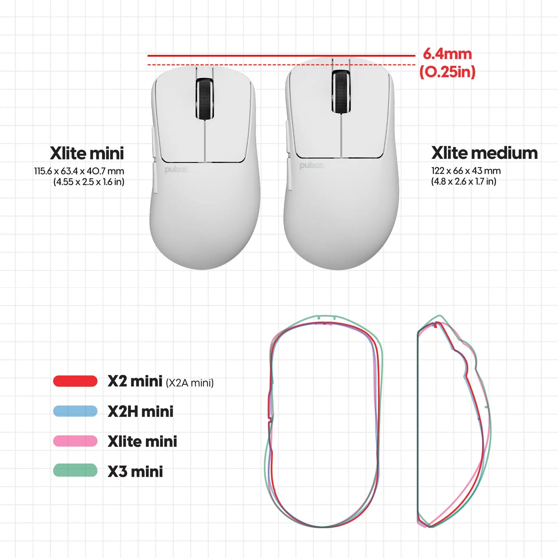 Pulsar Xlite CrazyLight Gaming Mouse