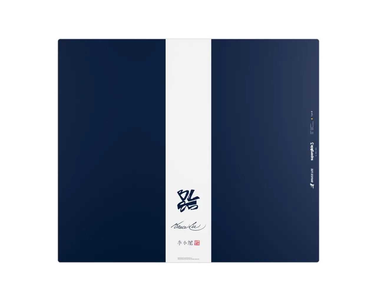 [Bruce Lee 85th Edition] Superglide 3 Glass Mousepad XL - NAVY