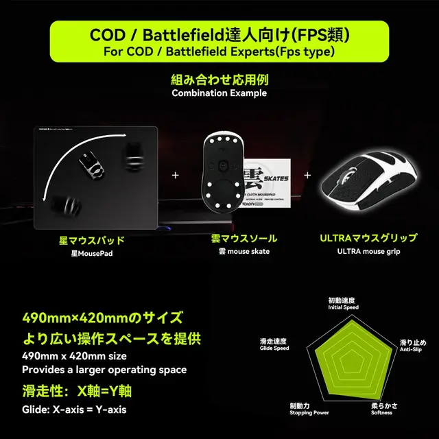 TALONGAMES 星 Hoshi Series Gaming Mousepad