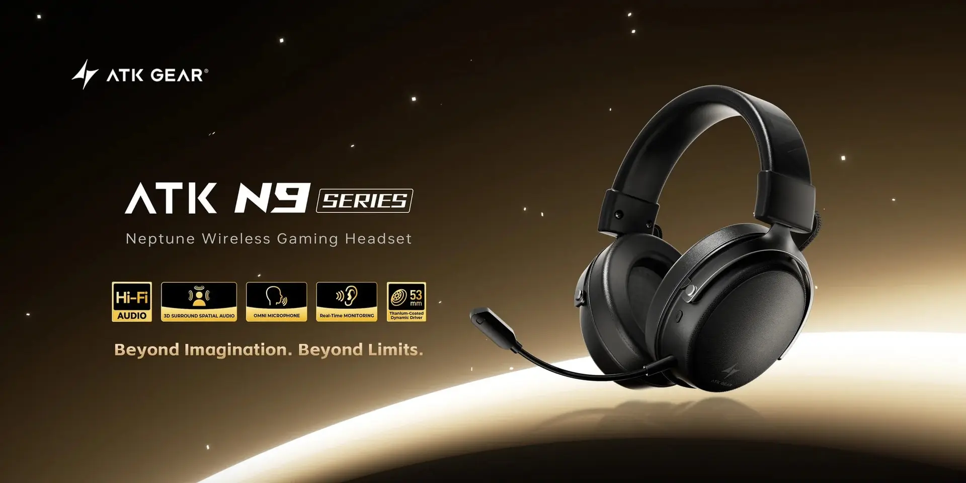 ATK Neptune N9 Gaming Wireless Headset