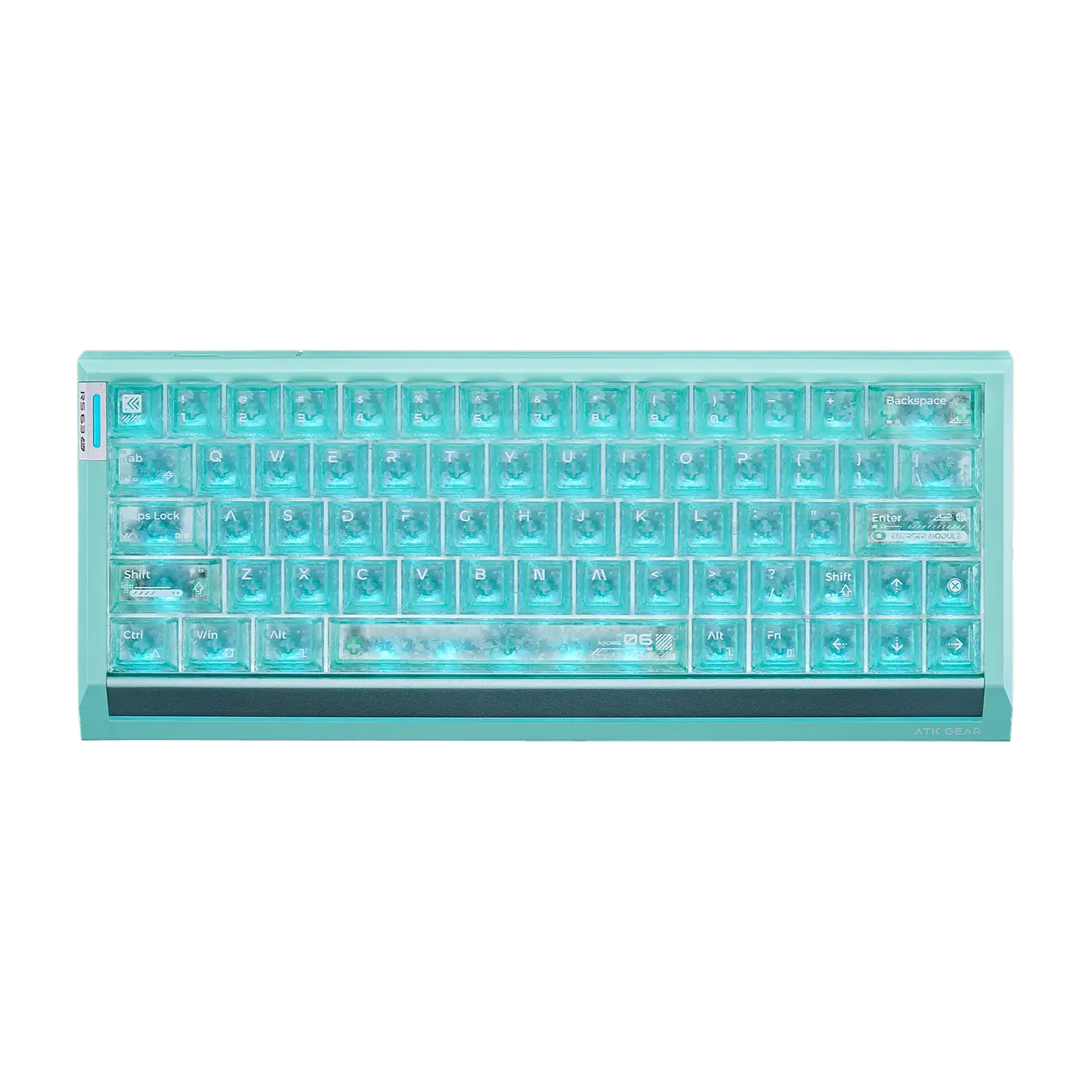 ATK RS63 Air Esports Hall Effect Keyboard - Lake Green